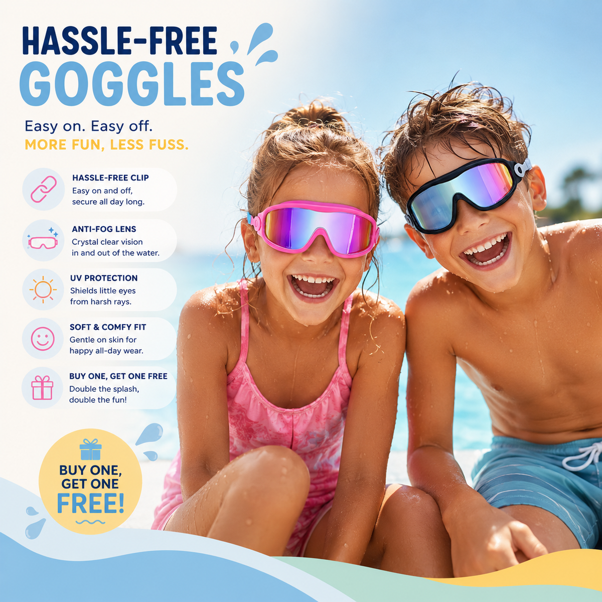 Swimmi Kids Swim Goggles